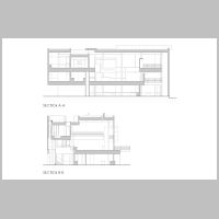 Richard Meier, The Rachofsky House, sections on dwglab.com,.png